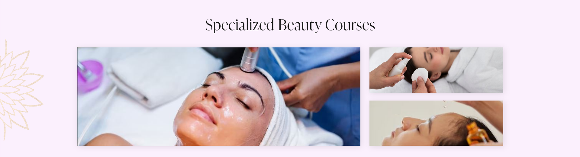 Specalize beauty course